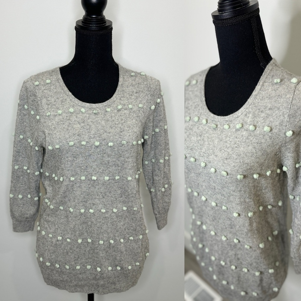J. Crew Gray Wool Blend Women's Sweater (S)